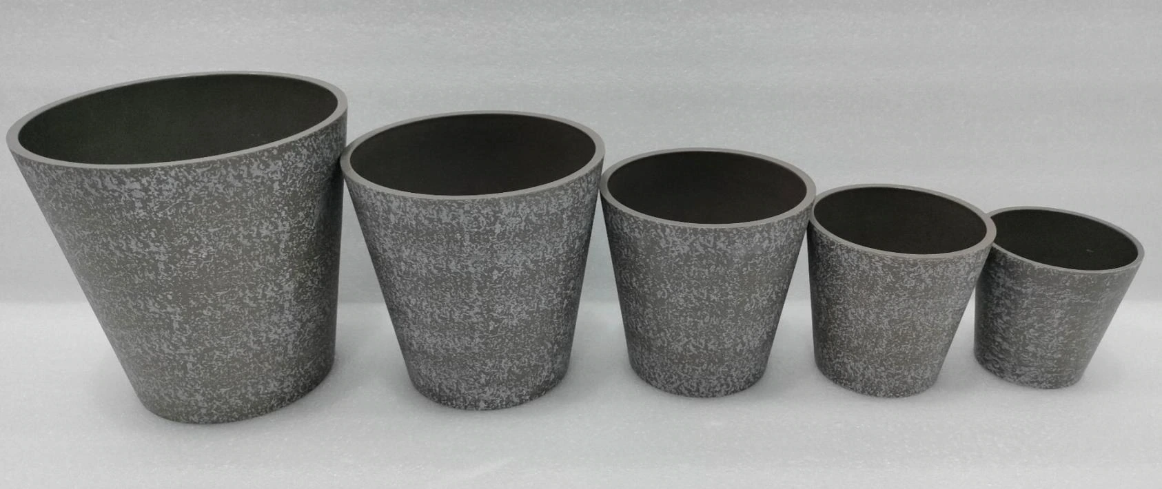 Plastic Pot Chronical stone Finish 13.12.5
